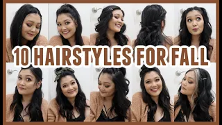 10 Easy Hairstyles for Fall