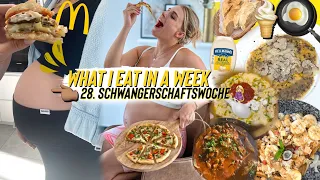 DAS alles esse ich in 1 Woche als Schwangere 🍔 (What I eat in a Week) 🍕🍝