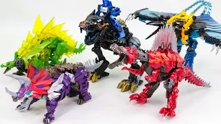 Transformers 4 AOE Dinobot Ko OverSized Grimlock Scorn Slag Snarl Strafe Dinosaur Robot Toys