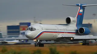 Туполев Ту-154 МВД взлёт, звук на максимум! Tupolev Tu-154 loud take off, sound on!!!