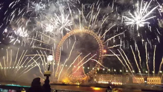 London 2017 New Year Fireworks LIVE 1440p