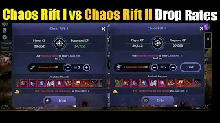 Black Desert Mobile Chaos Rift 2 vs Chaos Rift 1 Drop Rates Test