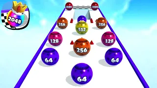 Ball Merge 2048 - All Levels Ball Gameplay Android, iOS ( Level 3342 - 3351 )