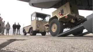 C-27J Spartan Aircraft Loads Hurricane Sandy Relief