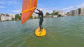 Wingfoiling at Windsurfing Academy - Piccadilly Mamaia