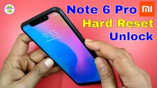 Hard Reset Xiaomi Redmi Note 6 Pro Forgot Pattern Unlock