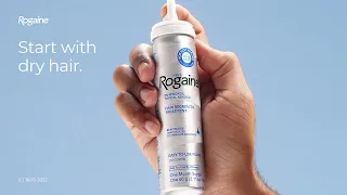 How to Use Men's Rogaine® Foam