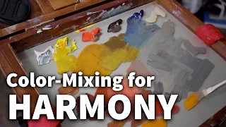 Color-Mixing for Harmony | Acrylic & Oil Painting Lesson
