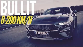 Ford Mustang Bullit 2019 : 0-200 km/h