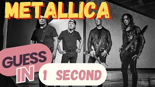 Can you guess the Metallica song in 1 second?