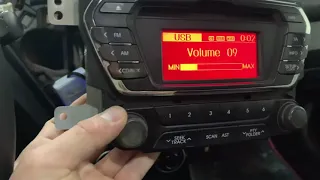Процесс установки Bluetooth-модуля BVM.audio на Kia Rio 3