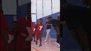 Zion Williamson Beefing With Trash Talking Kid 🤣 #shorts #nbahighlights