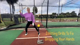 3 Hitting Drills To Fix Dropping Your Hands