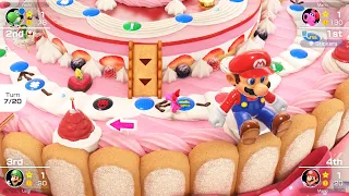 Mario Party Superstars #726 Peach's Birthday Cake Birdo vs Yoshi vs Mario vs Luigi