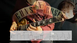 Guns N' Roses : Welcome To The Jungle Guitar Tab Tutorial