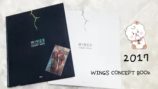 BTS WINGS Concept Book Review/Unboxing/AR.J's BTS collection