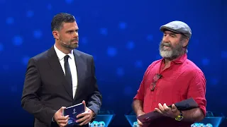 Eric Cantona Gives Interesting Acceptance Speech At UCL Draw