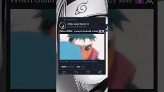 When Obito shows his deadly side 🛐☠️ #shorts #anime #naruto #obito #edit #trendingshorts #viral