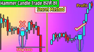 Price Action के साथ Hammer Pattern ऐसे ट्रेड करते है | Price action with candlestick  trading ||