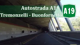 Autostrada A19 Palermo - Catania tratto Tremonzelli - Buonfornello 25/4/2022