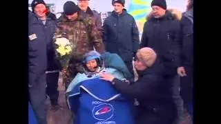 Expedition 25 Crew Lands Safely in Kazakhstan
