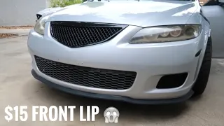 EZ lip install [ Universal front lip, Mazda 6 ]