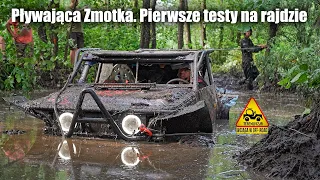 Pływająca Zmotka. Pierwsze testy na rajdzie