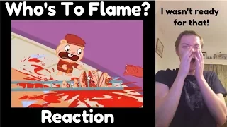 I WASN'T READY FOR THAT! | HAPPY TREE FRIENDS - Who's To Flame Reaction