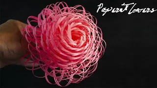 How To Make Fluffy Paper Flowers - DIY - Paper Craft