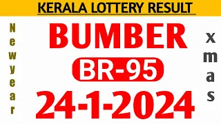 kerala cristmas newyear bumber lottery result br 95 today