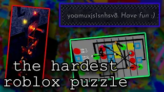 The Hardest Roblox Puzzle Ever