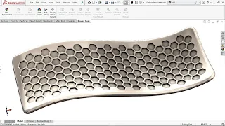 Exercise 67: How to make 'Pattern on Custom Surface' in Solidworks 2018