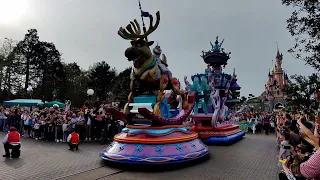 FROZEN PARADE | DISNEY STARS ON PARADE | DISNEYLAND PARIS 30TH ANNIVERSARY | 2022 4K