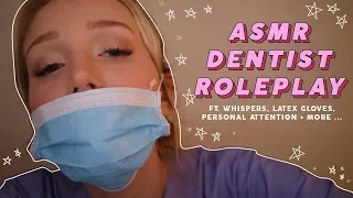 ASMR Braces Fitting! dentist role-play (taking photos, cleaning teeth, making mould...)