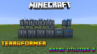 Terraformer , Humidifier & Antenna 🔧 Minecraft Extra Utilities 2 Tutorial 🔧 Deutsch / German