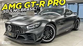 NOVO MERCEDES AMG GT-R PRO EXCLUSIVO NO BRASIL! MOTOR V8 DE 585 CV E 71,3 KGFM NA COR FROZEN GREY