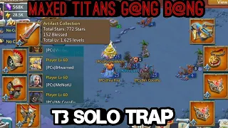 Lords Mobile - PCs Maxed Titans CRAZY GB | 500k FULL T5 | Black Wing |