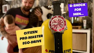 Citizen Pro-Master Eco-Drive, Aura of ultimate reliability… No nonsense every day companion..