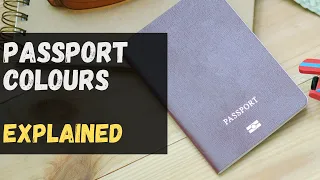 Why Passport comes in only Four Colours  | Blue, Red, Green, Black