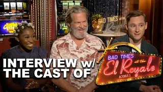 "BAD TIMES AT THE EL ROYALE" Cast Interviews!