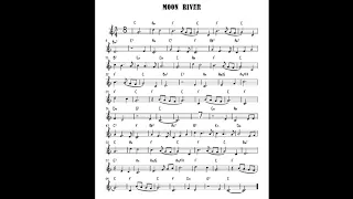Moon River - Play along - Backing track (Bb key score trumpet/tenor sax/clarinet)