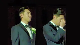 (ENG sub)A friend's unexpected wedding speech made groom cry