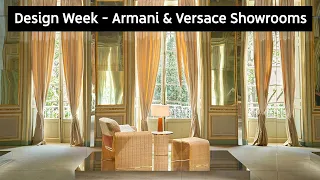 Milan - Italy - Armani & Vercace Home collections - Showrooms, during Design Week 2023