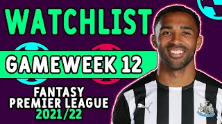 FPL WATCHLIST GAMEWEEK 12 | Fantasy Premier League Tips 2021/22