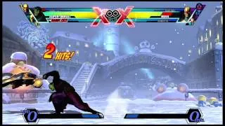 UMVC3- Skrull Does Too Much Damage??(1,000,000 On 1 Bar, 2 Assists)