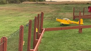 Jerry Bates 1/4 scale Chipmunk maiden flight