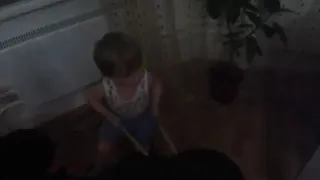 3 years old drummer Lyonya Shilovsky family video having fun