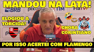 MELHORES MOMENTOS DA ENTREVISTA COLETIVA DE APRESENTAÇÃO DO TÉCNICO TITE NO FLAMENGO!