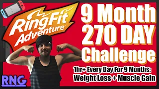 Can You Get Fit With Ring Fit Adventure For The Nintendo Switch? 9 Month Get In Shape Challenge!