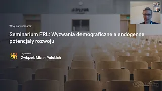 I Seminarium FRL: Wyzwania demograficzne a endogenne potencjały rozwoju - 2 kwietnia 2020 r.